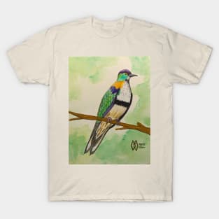 Superb fruit dove in the rainforest T-Shirt